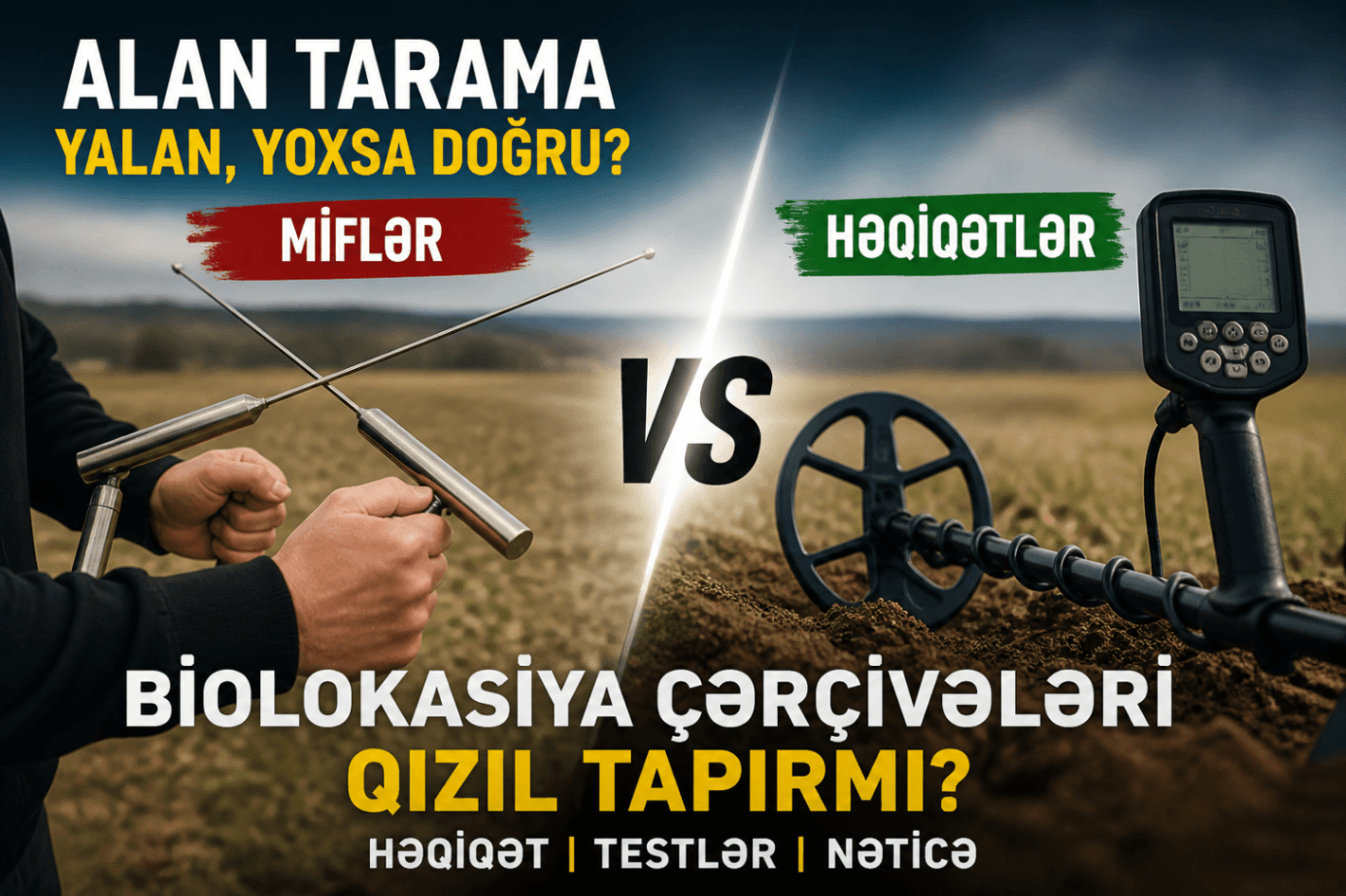 Alan Tarama – Yalan, yoxsa Doğru? ⚠️